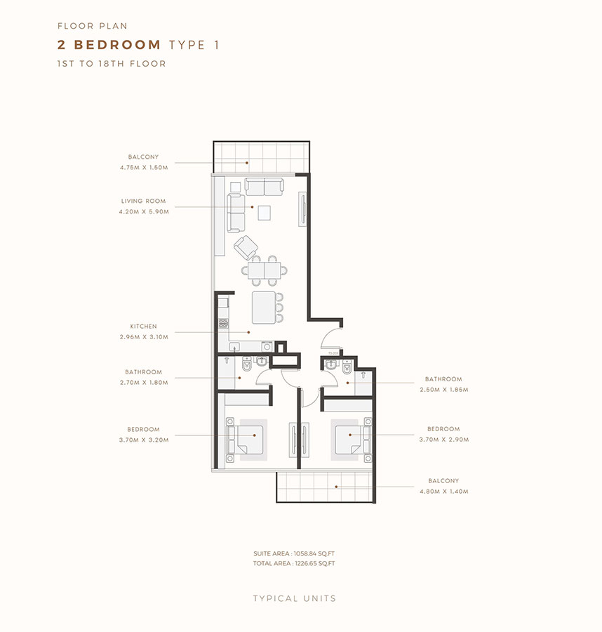 Azizi Riviera Rêve floor plan