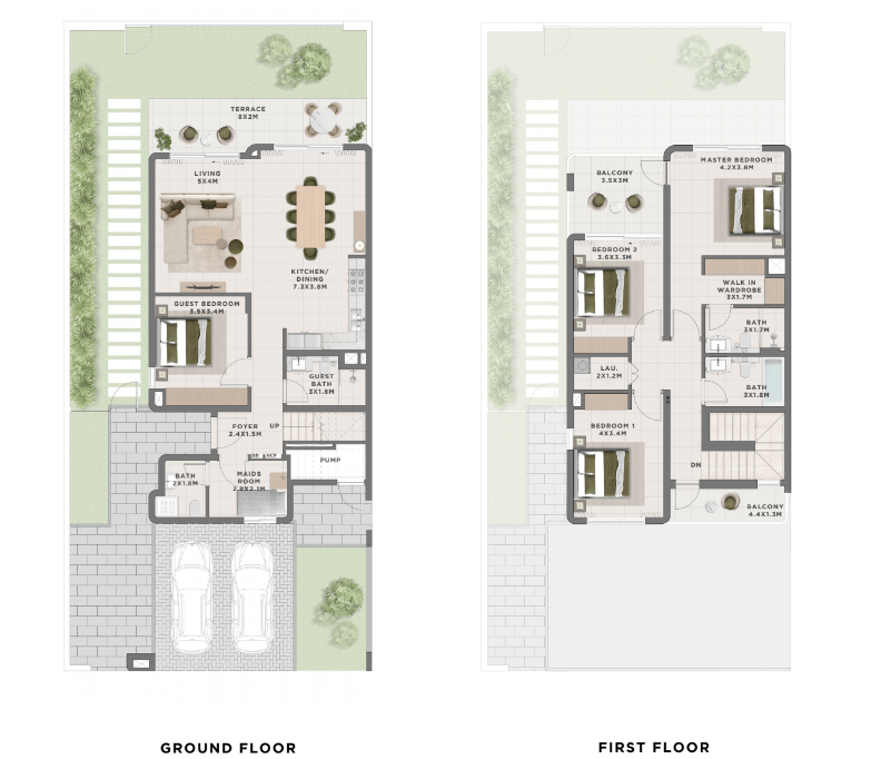 Emaar Nima The Valley Townhouses