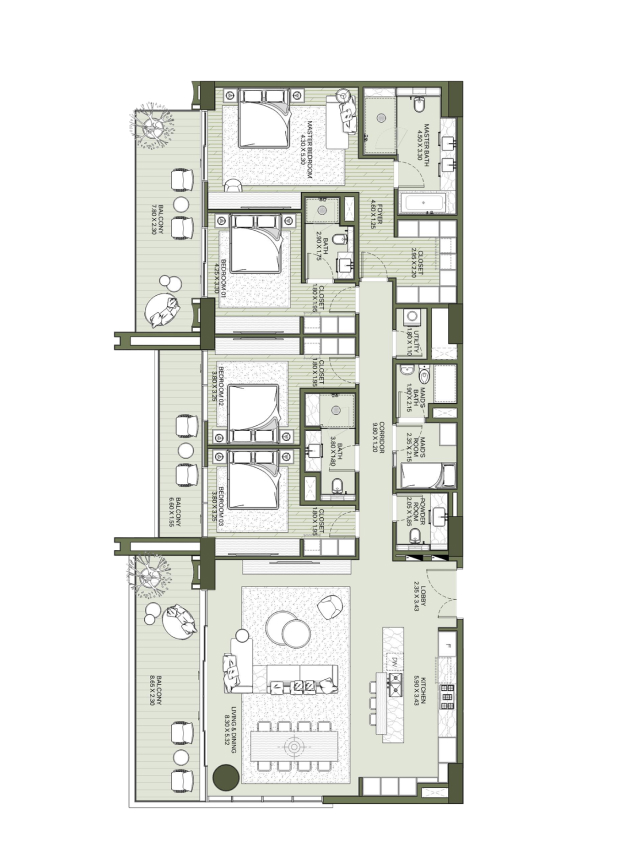 Cental Park Plaza Apartments