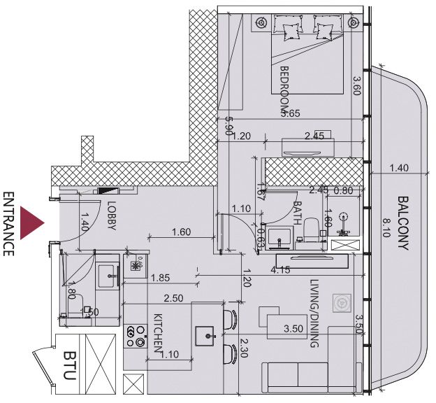 IGO Society House Downtown Dubai floor plan